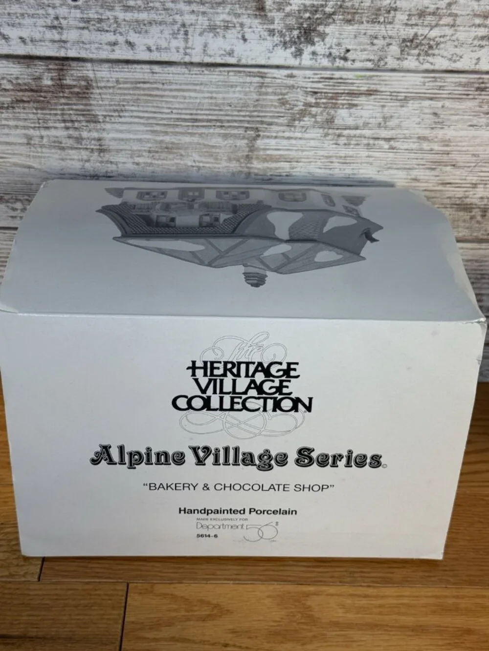 Dept 56 Alpine Village 1994 Bakery And Chocolate Shop 5614-6 Christmas Village